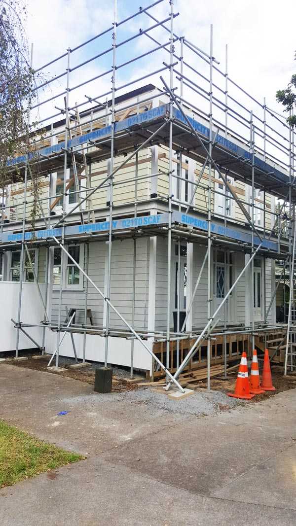 residential scaffolding across Auckland